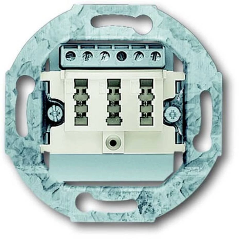 ABB 0243/02 telefonska utičnica   vijčano pričvršćenje bijela, biserno-bijela slika