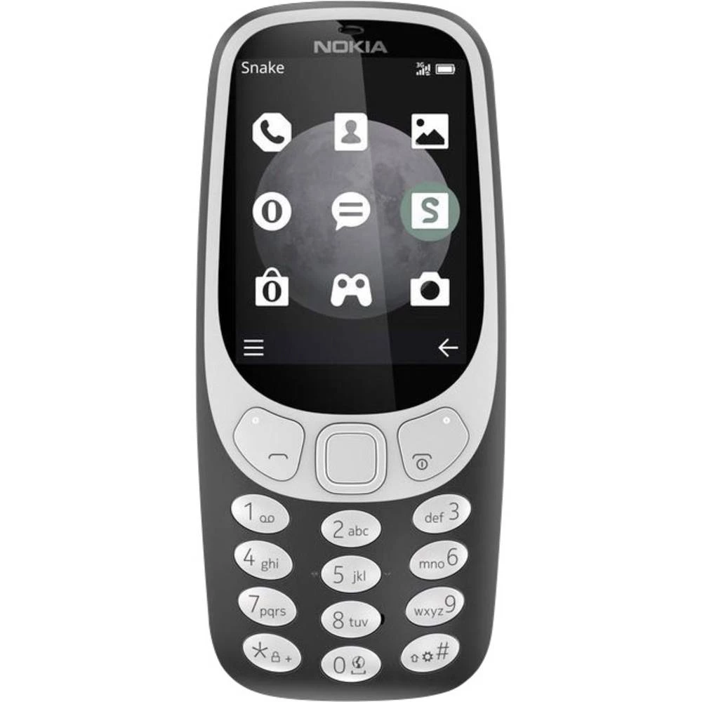 Nokia 3310 3G Dual SIM mobilni telefon Ugljen slika