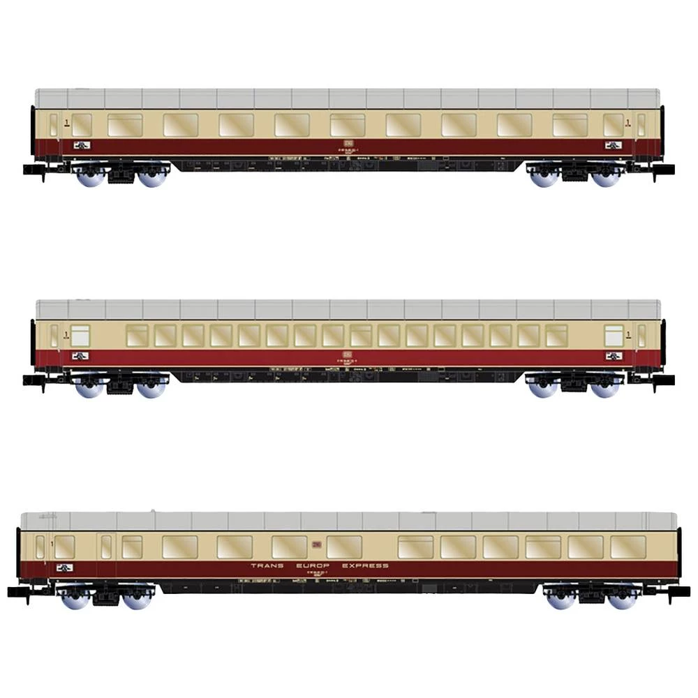 Arnold HN4364 N Set od 3 putnička vagona TEE Bavaria DB-a slika