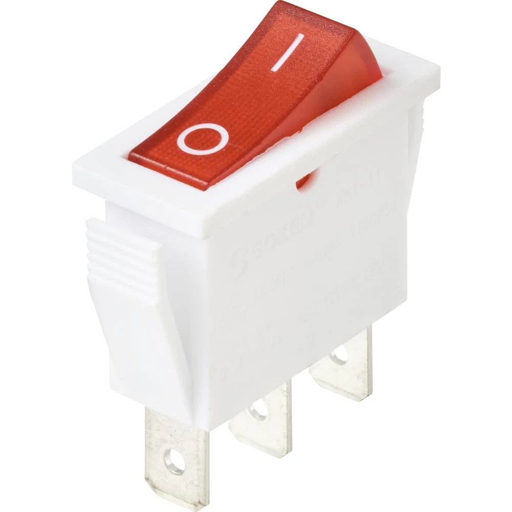 TRU COMPONENTS TC-13599548 ozibni prekidač 250 V/AC 16 A 1 x off/on zadržava položaj 1 kom. slika