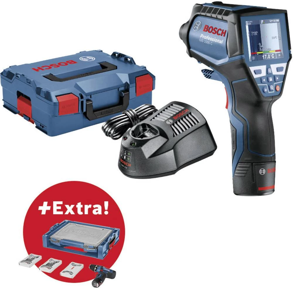 Infracrveni termometar Bosch Professional GIS 1000 C + Mobility-Set Optika 50:1 -40 Do 1000 °C slika