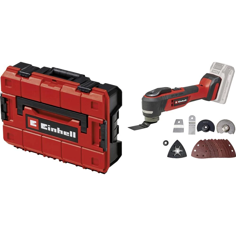 Einhell 4465190+4540011 baterijska višenamjenski alat bez četkica, bez baterije, bez punjača, uklj. oprema, uklj. kofer slika