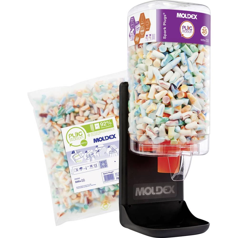 Moldex 789512 Spark Plugs Starter PlugStation ušni čepiči-dozator 35 dB za jednokratnu upotrebu 1 kom. slika