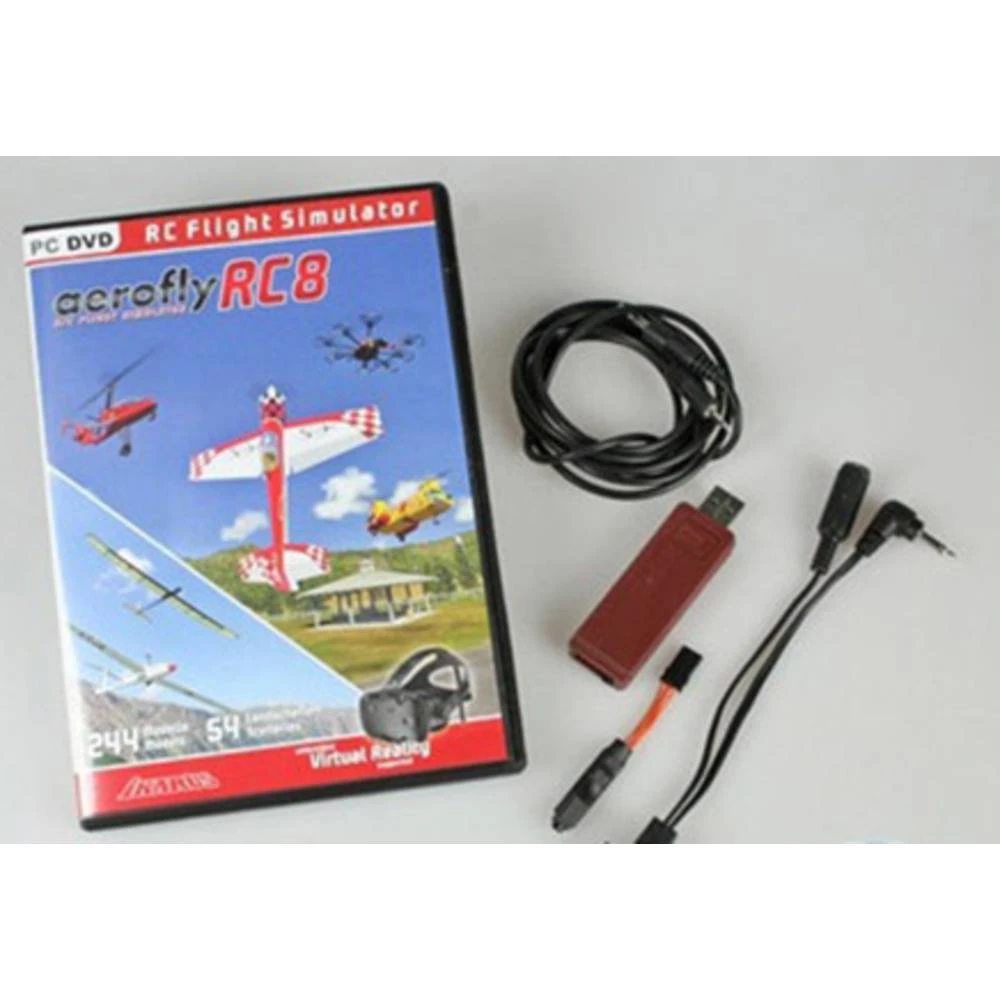 Simulator leta za modelarstvo Ikarus aeroflyRC8 sa sučeljem Futaba/Spektrum slika