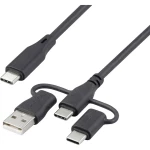 Renkforce USB kabel za punjenje USB 2.0 USB-C® 1.50 m crna  RF-6615908