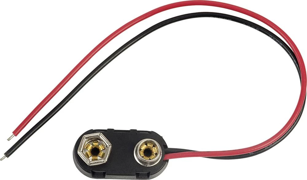 Baterije - držač 1x 9 V Block Snap priključak TRU COMPONENTS I-ABS-20 slika