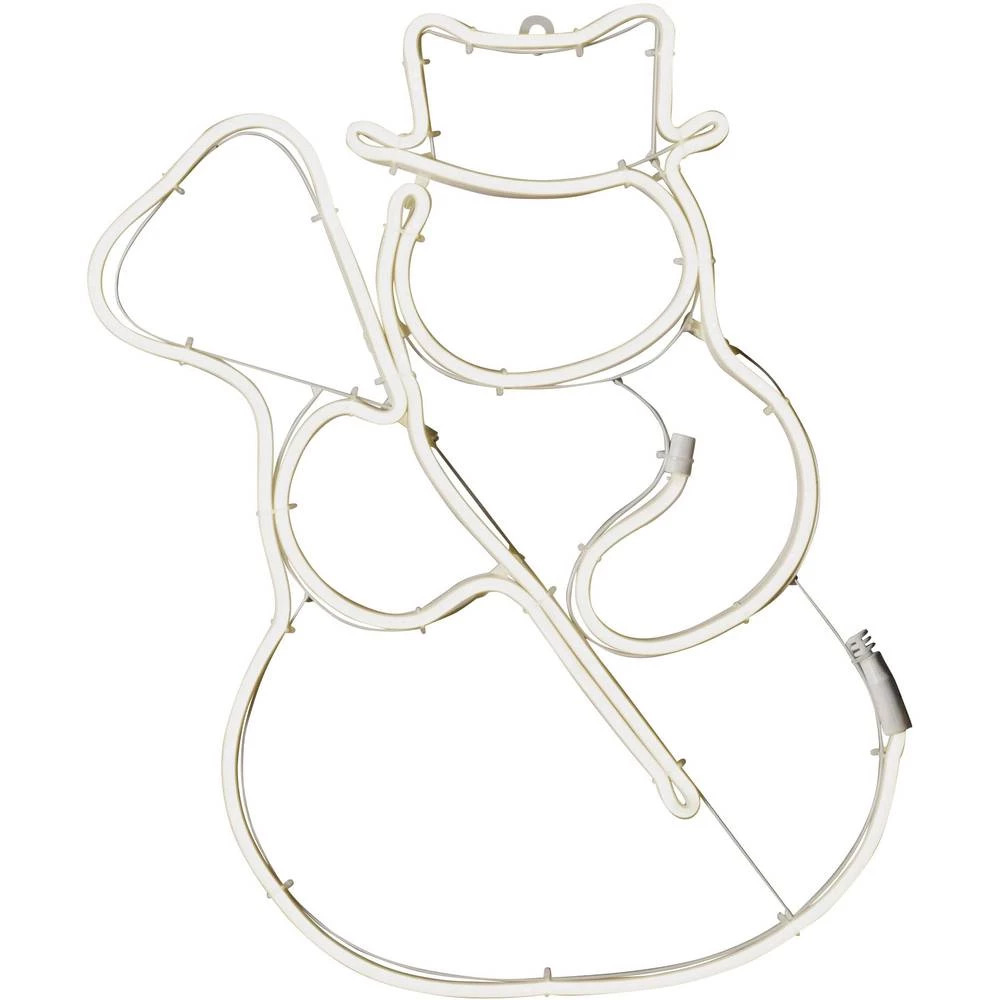 LED kontura cijevi Snjegović Toplo-bijela LED Konstsmide 3099-102 Bijela slika