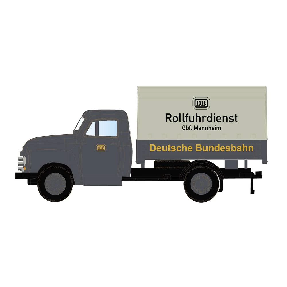 Minis by Lemke LC3233 n Opel Blitz teretna usluga DB s ravnom platformom/ceradom slika