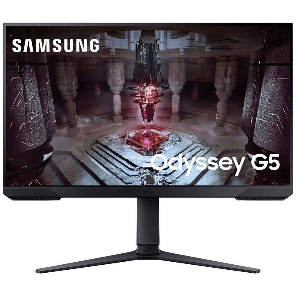 Samsung Odyssey G5 S27CG510EU LED zaslon 68.6 cm (27 palac) Energetska učinkovitost 2021 F (A - G) 2560 x 1440 piksel QHD 1 ms DisplayPort, HDMI™, slušalice (3.5 mm jack) VA LED slika