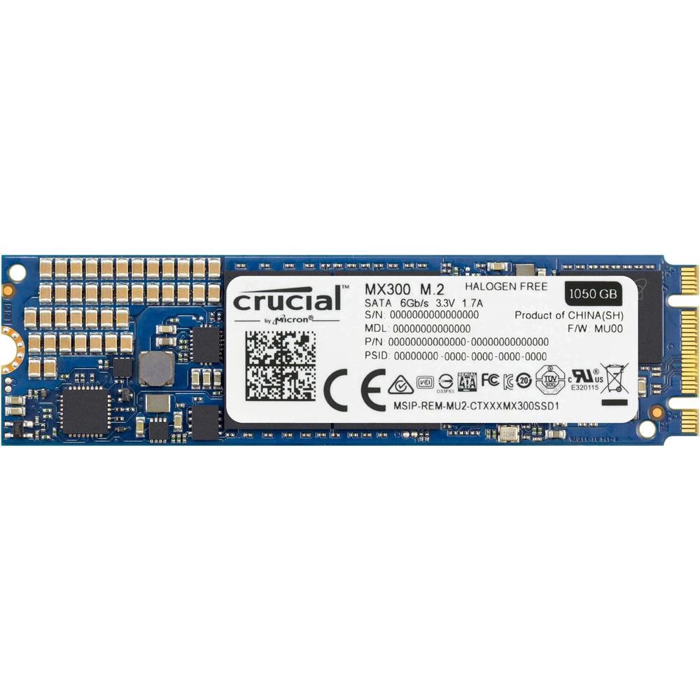 Unutarnji SATA M.2 SSD 2280 1050 GB Crucial MX300 Maloprodaja CT1050MX300SSD4 M.2 slika