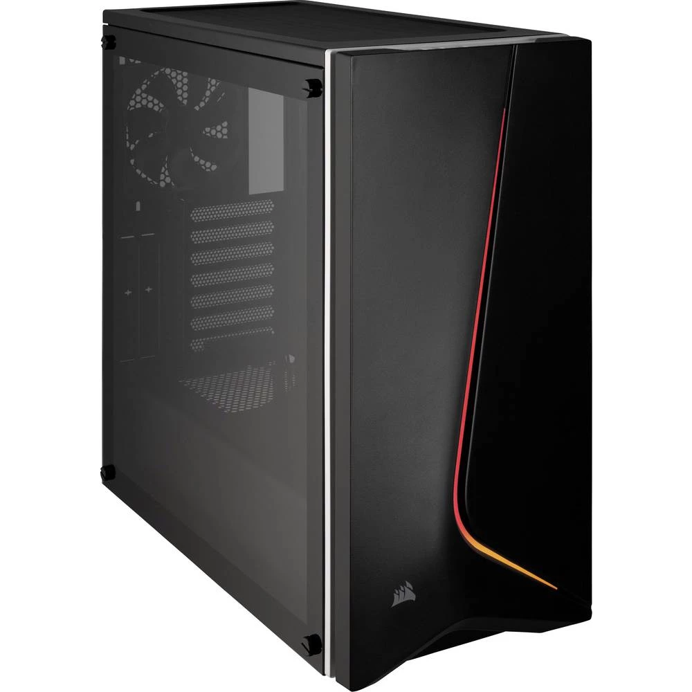 Midi-Tower Kućište za računala Corsair Spec-06 Tempered Glass RGB Crna, RGB 2 predinstalirana ventilatora, Integrirana rasvjeta, slika