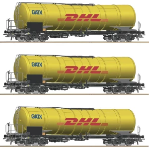 Roco 76029 H0 set od 3 vagona-cisterne DHL GATX-a slika