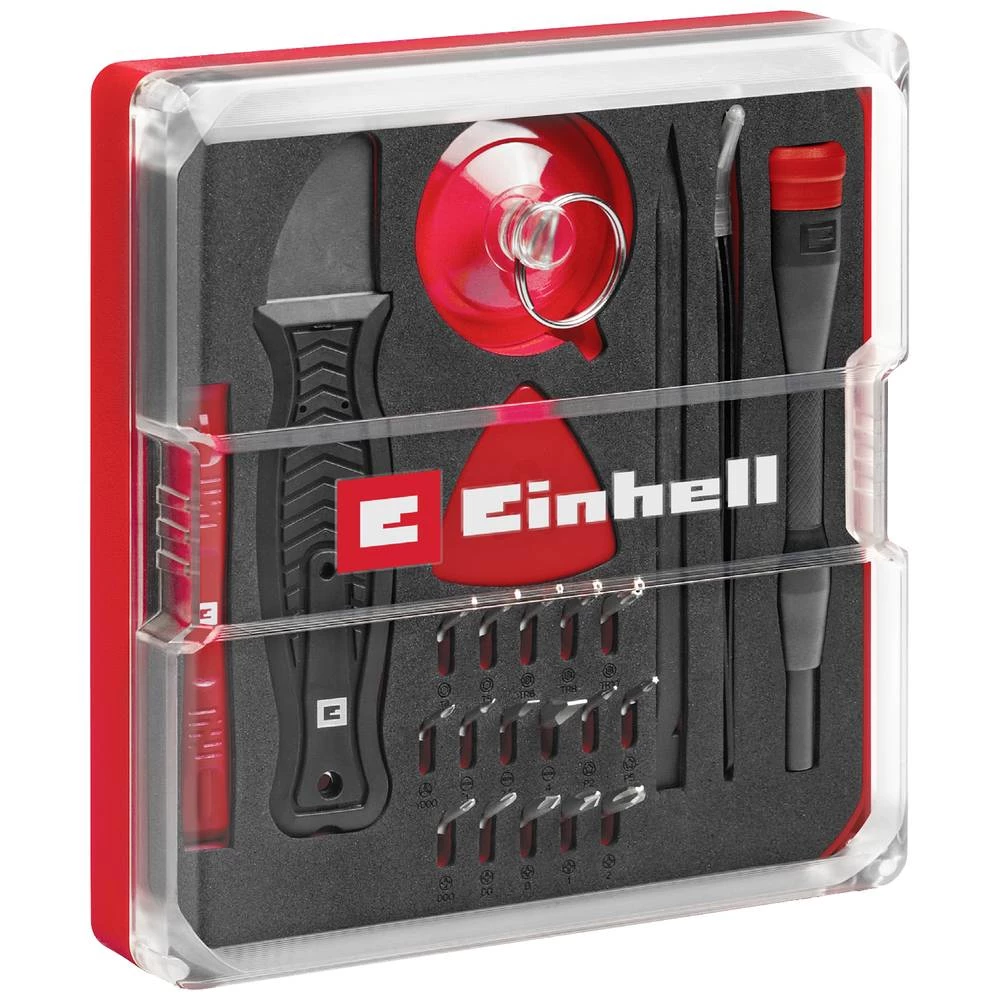Einhell  115020 bit komplet 28-dijelni T-profil, Tri-Point, ravni prorez, Pentalobe, križni phillips uklj. bit odvijač slika