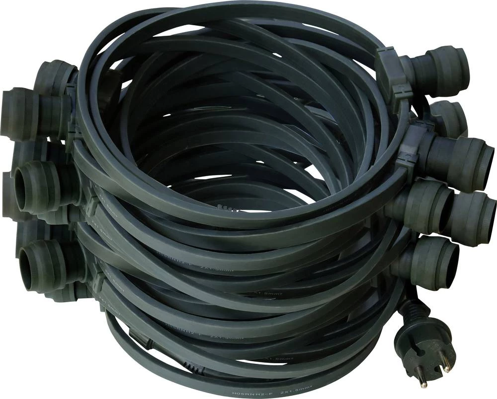 Svjetlosni lanac za zabave, vanjski, na struju, dužina osvjetljenja: 30 m LEDmaxx Illu-30g slika