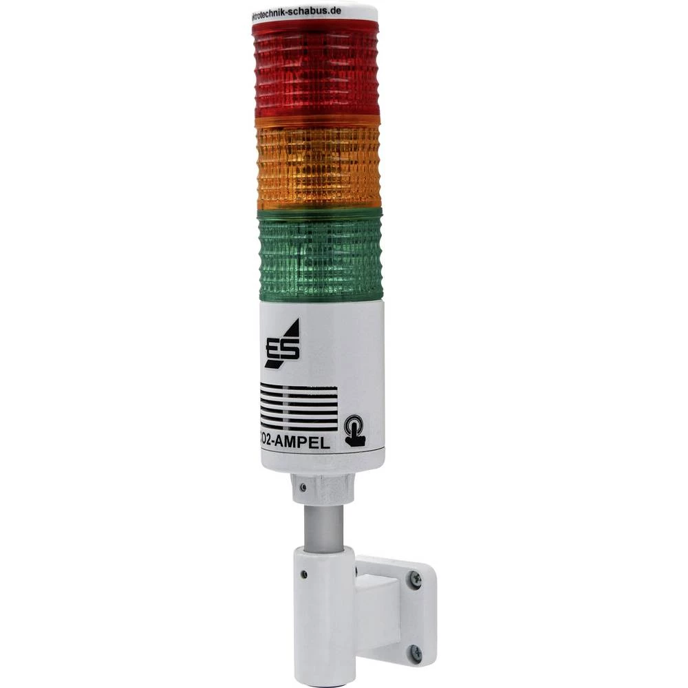 Schabus 400350 CO2 semafor/senzor kvalitete zraka Medical s unutarnjim senzorom strujni pogon Detekcija ugljikov dioksi slika