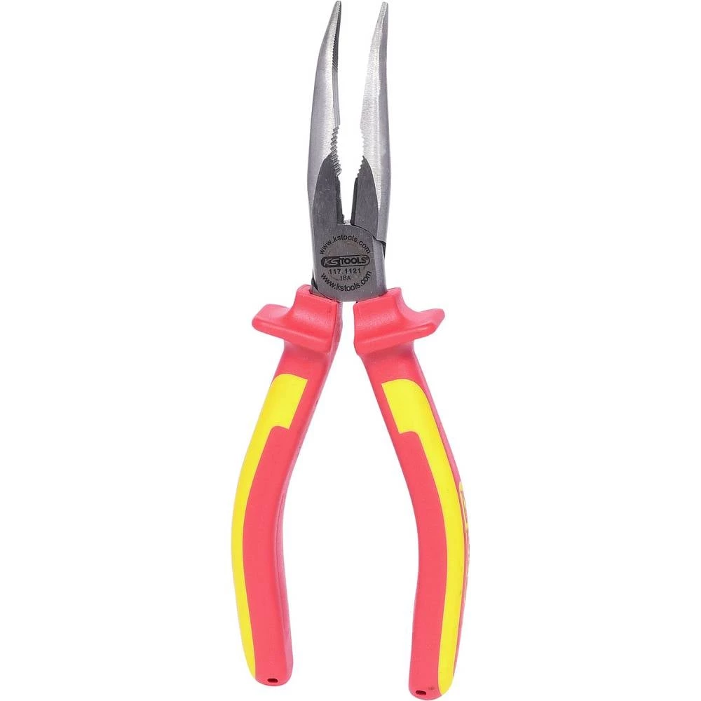 KS Tools 1171121 plosnata okrugla kliješta čelik za alat 205 mm slika