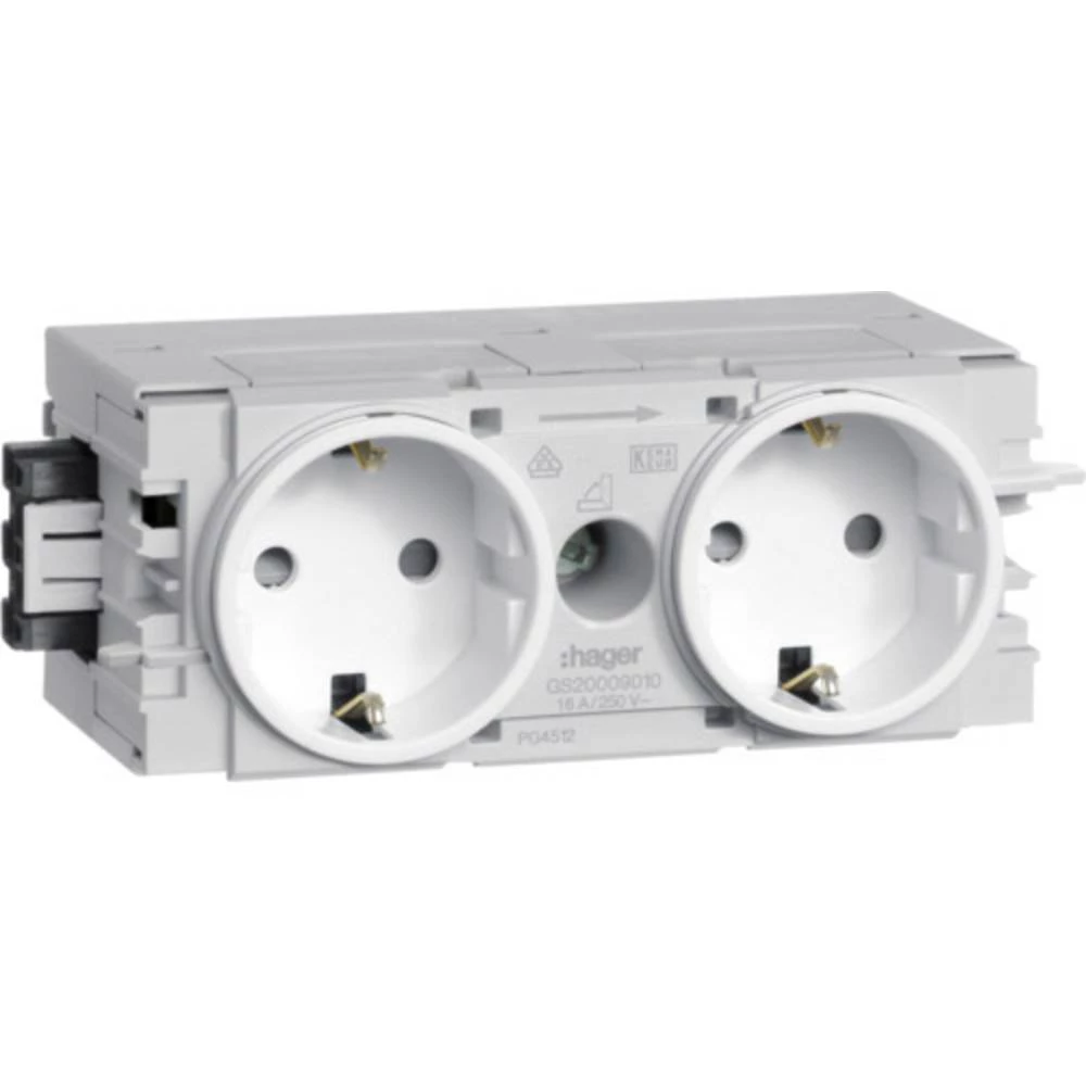 Hager GS20009010 Kabelske kanalice Čista bijela (RAL 9010) slika