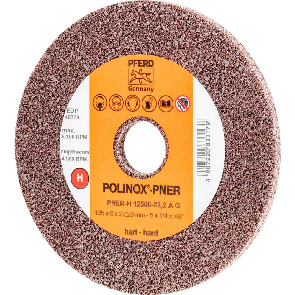 Pferd 44691053 POLINOX kompaktni brusni disk PNER-H 12506-22.2 AG &Oslash; 125 mm 1 ST slika