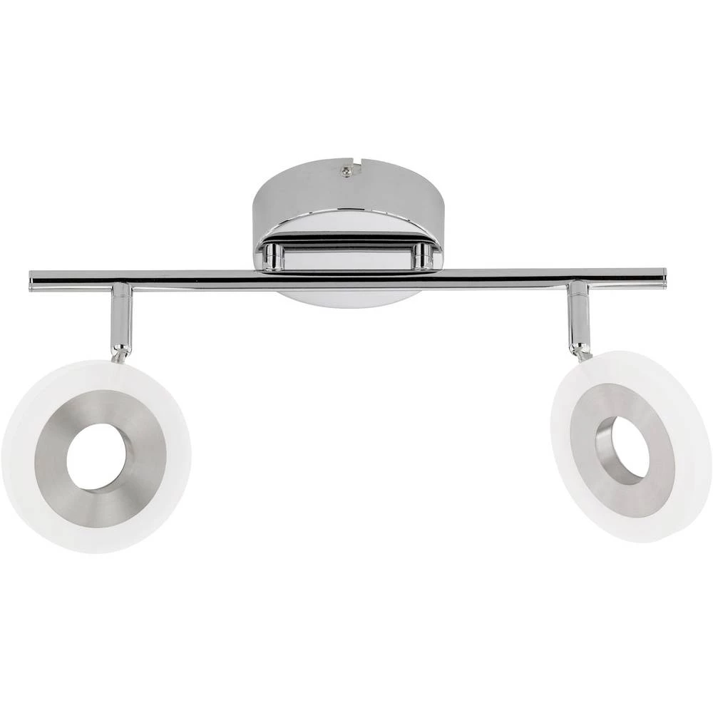 WOFI Divina 7280.02.54.6000 LED stropna svjetiljka 8.4 W, topla bijela nikl (mat), kromirana slika