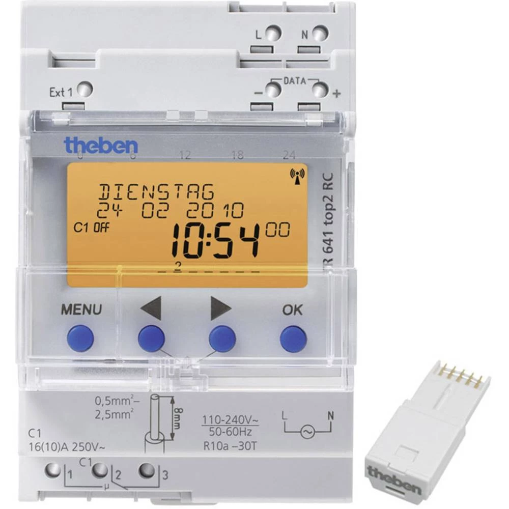 Uklopni sat Theben TR 641 top2 RC 110 V slika