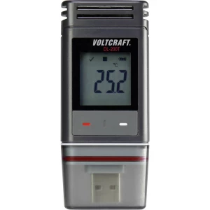 VOLTCRAFT DL-200T uređaj za pohranu podataka temperature Kalibriran po (ISO) Mjerena veličina temperatura -30 do +60 °C        pdf funkcija slika