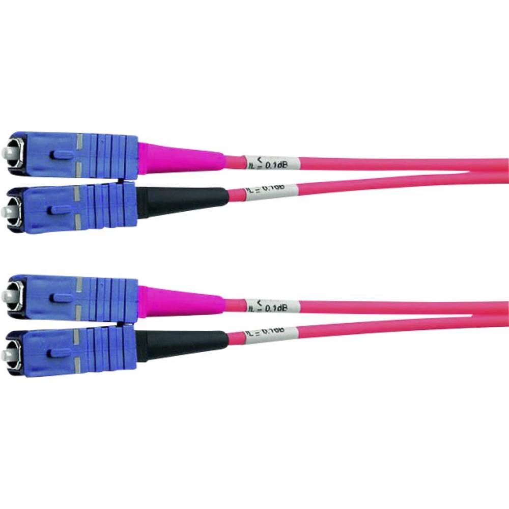 Staklena vlakna Svjetlovodi Priključni kabel [1x Muški konektor SC - 1x Muški konektor SC] 9/125 &micro; Singlemode OS2 3 m Tele slika