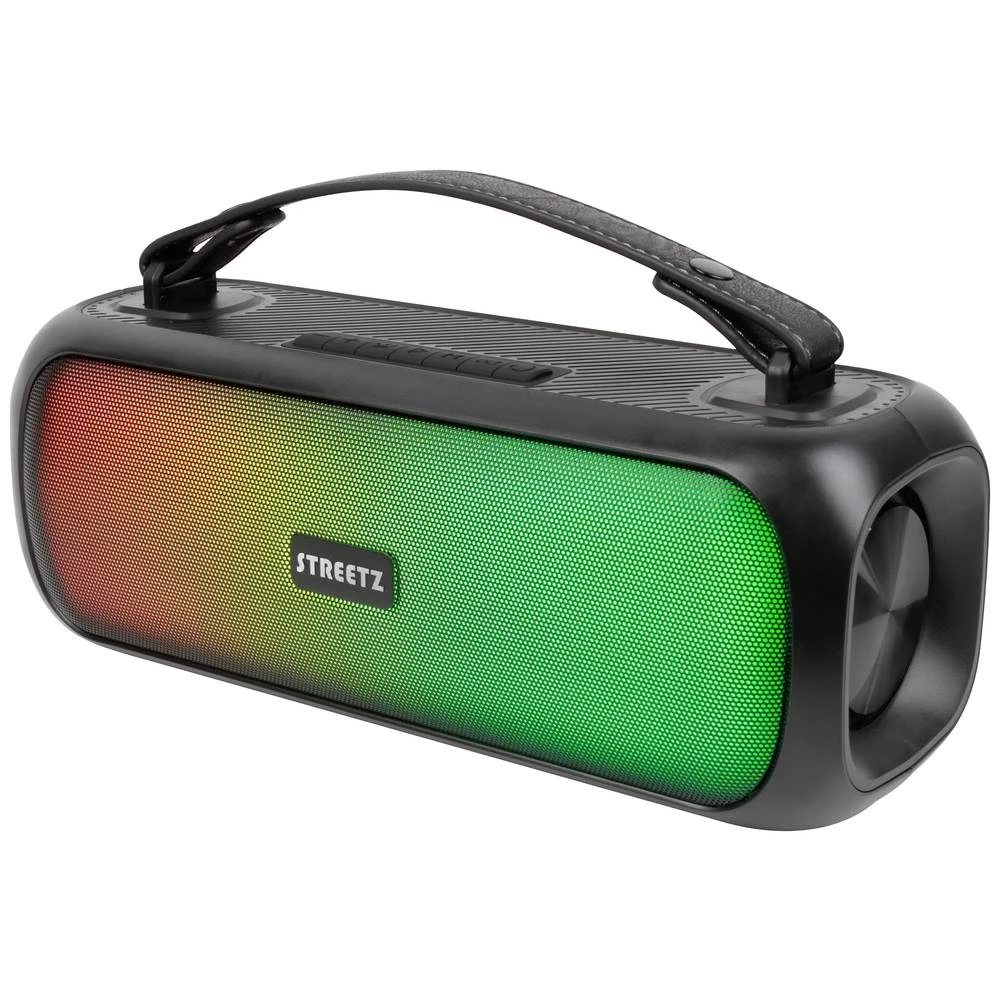 STREETZ CMB-110 Bluetooth zvučnik AUX, funkcija govora slobodnih ruku, zaštićen protiv prskajuće vode, prijenosni, USB crna slika