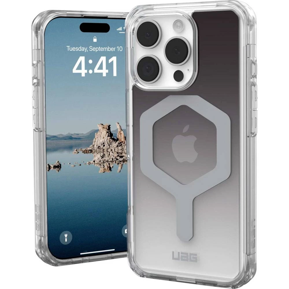 Urban Armor Gear Plyo stražnji poklopac za mobilni telefon Apple iPhone 16 Pro prozirna, Ombré induktivno punjenje, MagS slika