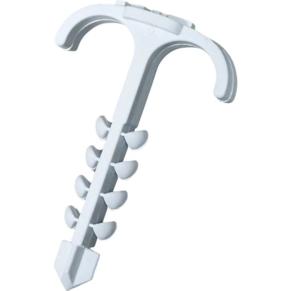 N & L Doppelsteckschelle 4-12mm montažna obujmica priključak 519STN   za zidane utičnice, s tiplom, uv stabiliziran svij slika