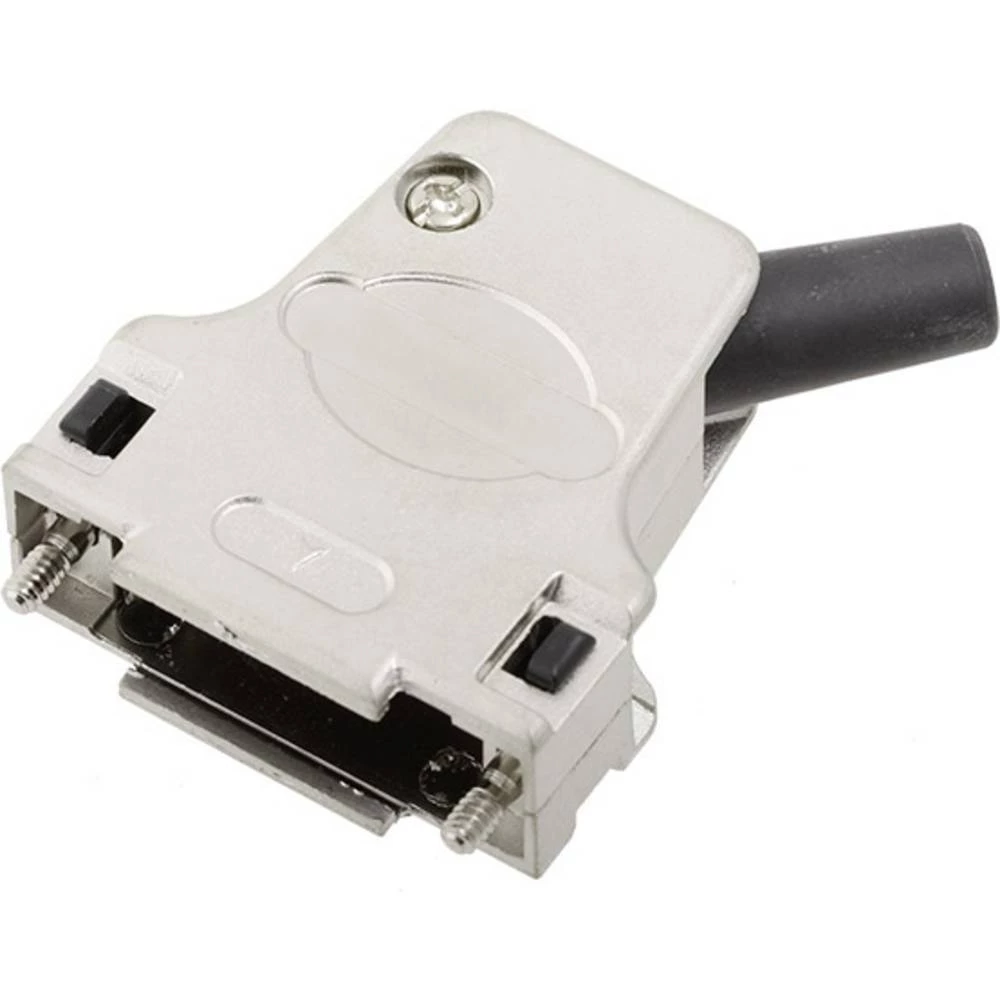 D-SUB kućište Broj polova: 15 Cijeli metal 45 ° Srebrna encitech D45ZF15-RG-K 1 ST slika