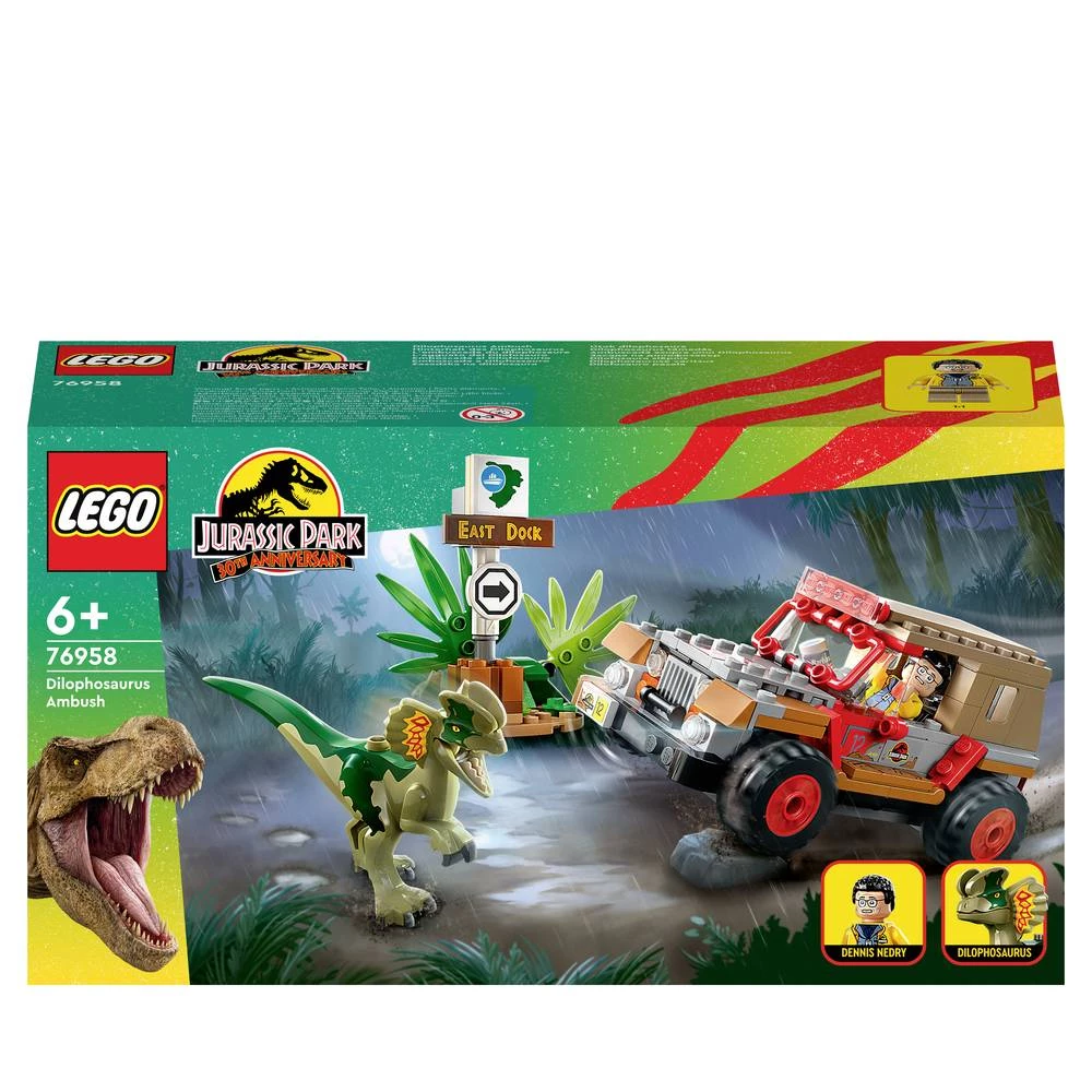 76958 LEGO® JURASSIC WORLD™ Zasjeda dilophosaurusa slika