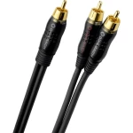 Oehlbach D1C23712 Cinch audio Y-kabel [2x muški cinch konektor - 1x muški cinch konektor] 15.00 m antracitna boja