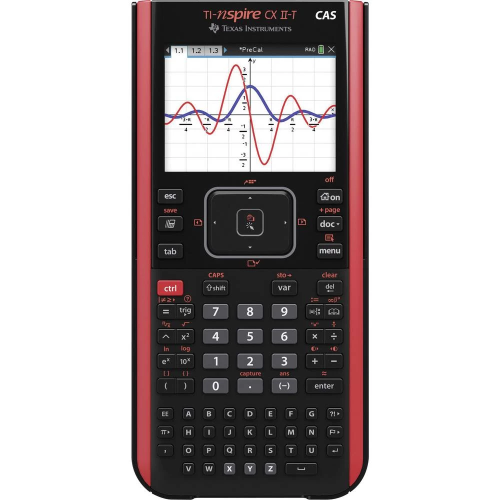 Grafički kalkulator Texas Instruments TI-NSpire&trade; CX II-T CAS Crna pogon na punjivu bateriju (Š x V x d) 100 x 23 x 200 mm slika