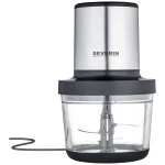 Severin KM 3867 sjeckalica 400 W crna (mat), plemeniti čelik (brušeni), staklo