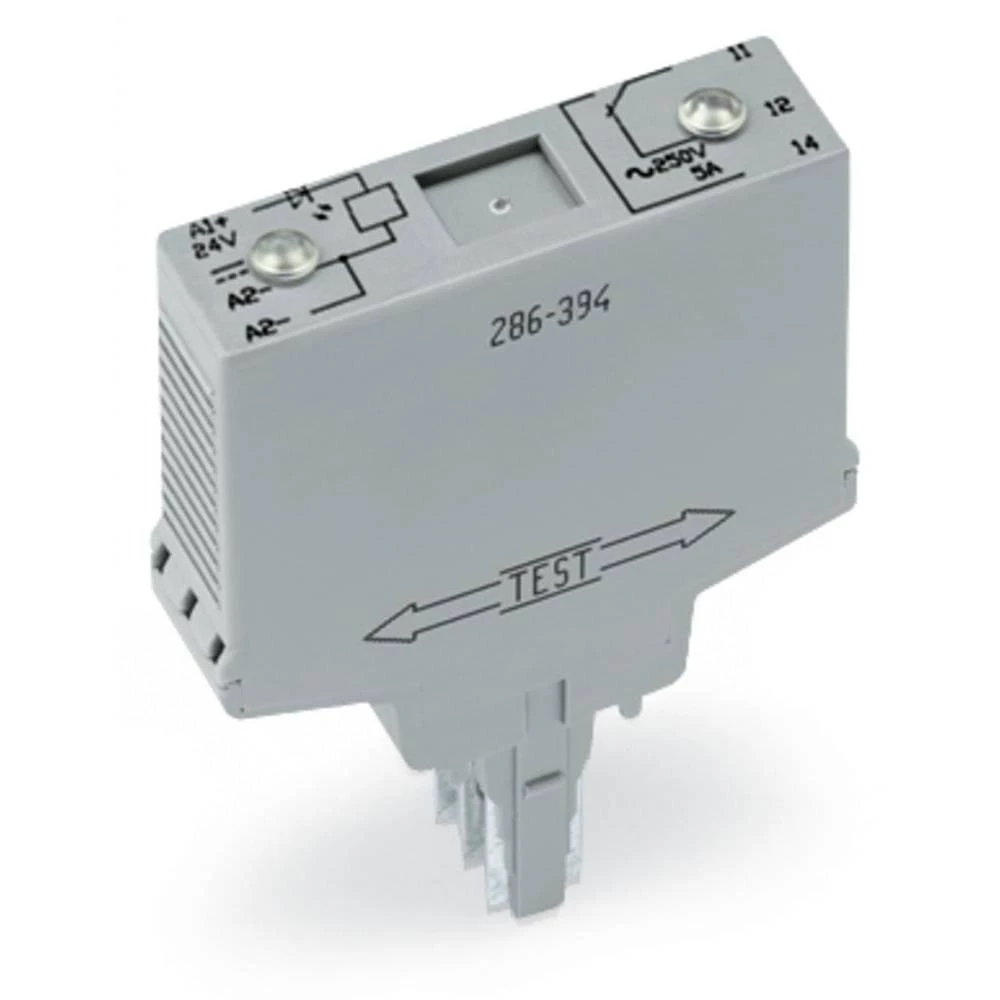 WAGO 286-394/004-000 utični relej 24 V/DC 1 prebacivanje 1 kom. slika