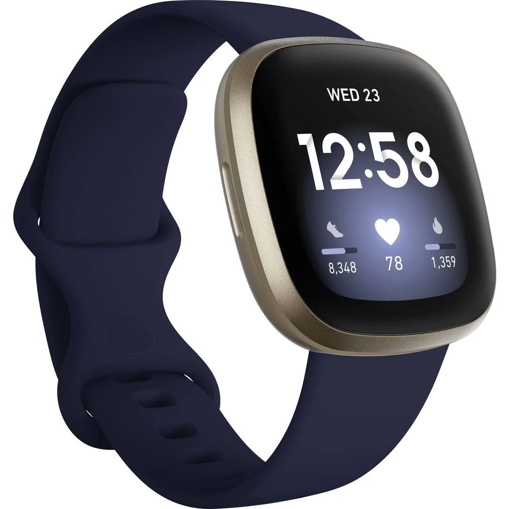 FitBit Versa 3 pametan sat uni ponoćno plava slika