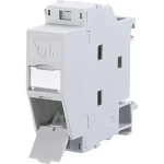 Metz Connect 1309427103-E mrežna utičnica profilna šina cat 6 svijetlosiva