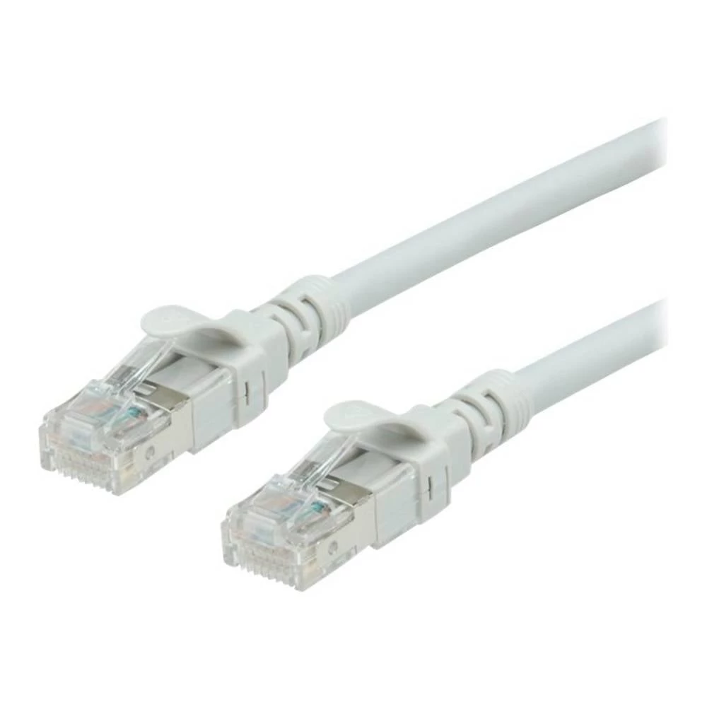Roline 21.15.2506 RJ45 mrežni kabel, Patch kabel cat 6 U/UTP 7.50 m siva nezaštićen, bez halogena, vatrostalan 1 St. slika