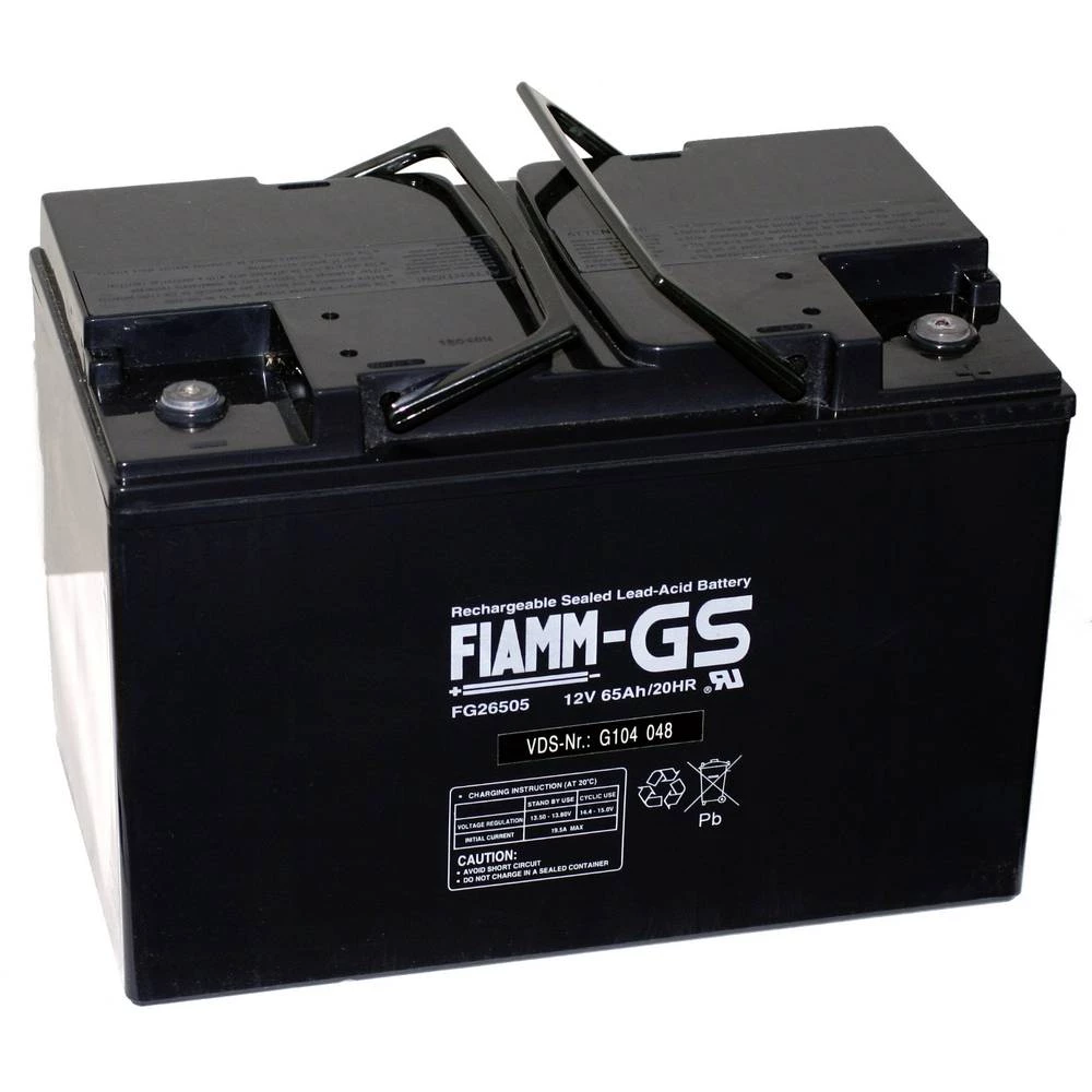 Olovni akumulator 12 V 65 Ah Fiamm Pb12-65-M6 FG26507 Olovno-koprenasti (Š x V x d) 271 x 190 x 166 mm M6 vijčani priključak Bez slika