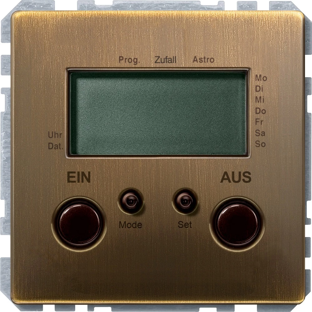 Podžbukni vremenski prekidač Digitalno Merten 584043 1000 W Astro funkcija, Random funkcija slika