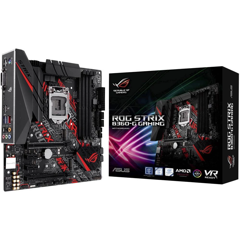 Matična ploča Asus ROG STRIX B360-G GAMING Baza Intel&reg; 1151v2 Faktor oblika Micro-ATX Set čipova matične ploče Intel&reg; B3 slika