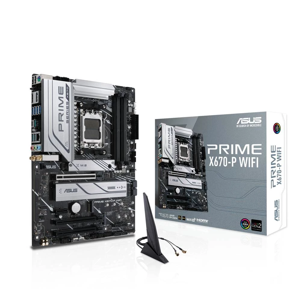 Asus PRIME X670-P WIFI matična ploča Baza #####AMD AM5 Faktor oblika (detalji) ATX Set čipova matične ploče AMD® X670 slika