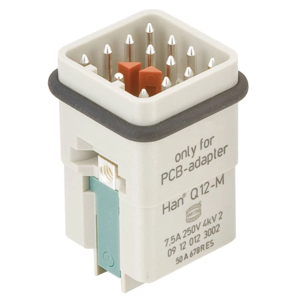 Harting 09 12 012 3002 muški umetak  12 lem 1 St. slika