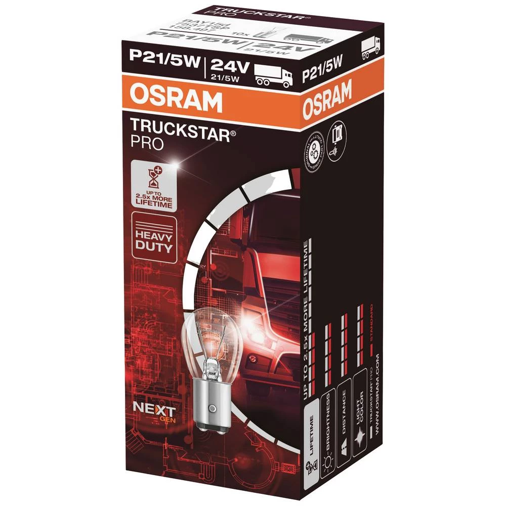 Osram Auto 7537TSP signalna žarulja Truckstar P21/5W 21/5 W 24 V slika