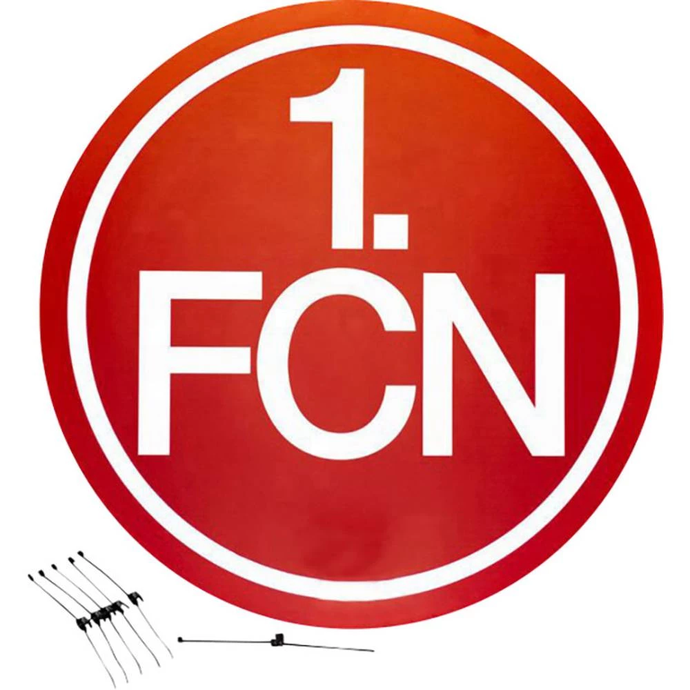 Poklopac SAT antene 88 cm Sky Vision 1. FC Nürnberg Crvena/bijela slika