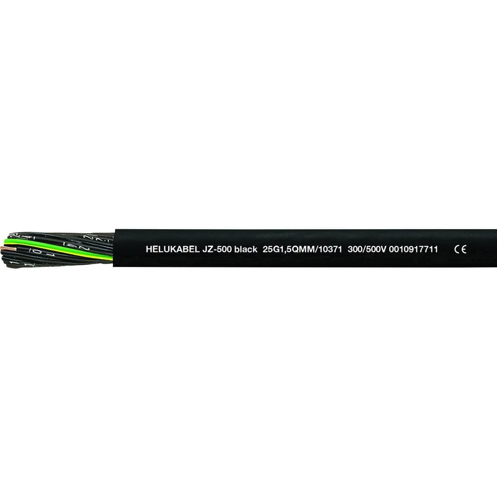 Helukabel JZ-500 Black kontrolni vod 4 G 2.50 mm² crna (RAL 9005) 10374-500 500 m slika