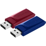 USB Stick 32 GB Verbatim Slider Crvena, Plava 49327 USB 2.0
