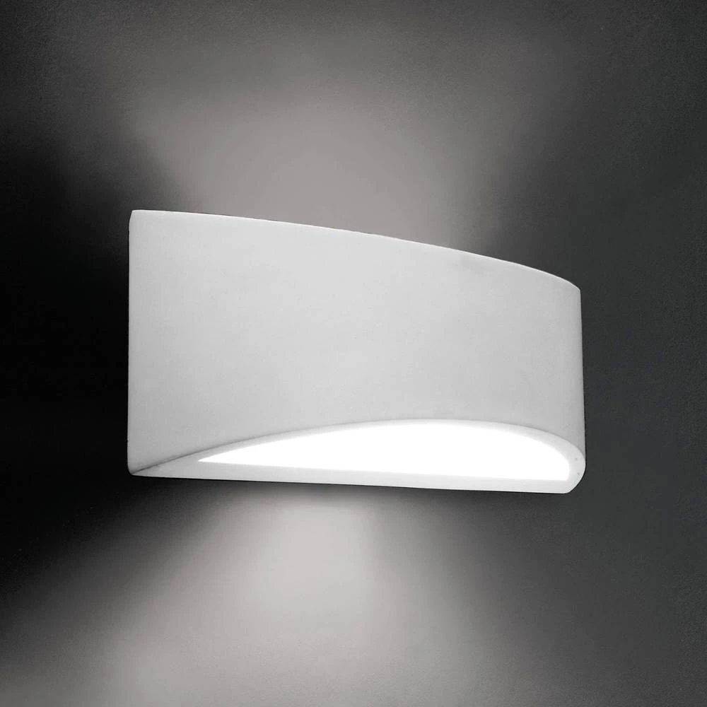 Nadgradna zidna svjetiljka, Surface, Arianna, R7S, Gips, Bijela (može se bojati) Deko Light Arianna Arianna nadgradna zidna svjetiljka R7s  80 W  bijela slika