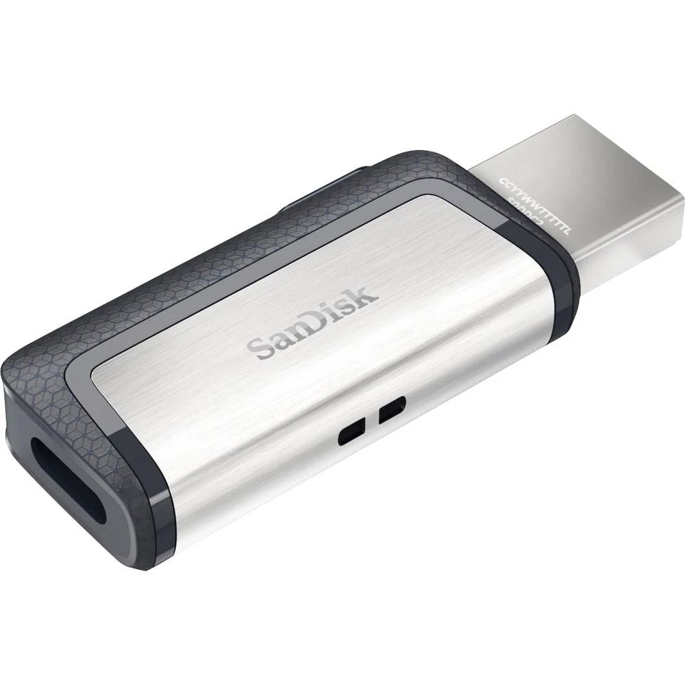 USB pomoćna memorija Smartphone/tablet SanDisk Ultra® DualDrive Srebrna 16 GB USB 3.0, USB-C™ slika