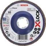 Bosch Accessories 2608619210 X-LOCK diskovni poklopac, ravna verzija, plastična potporna ploča, Ø125 mm, K60, X571, najbo